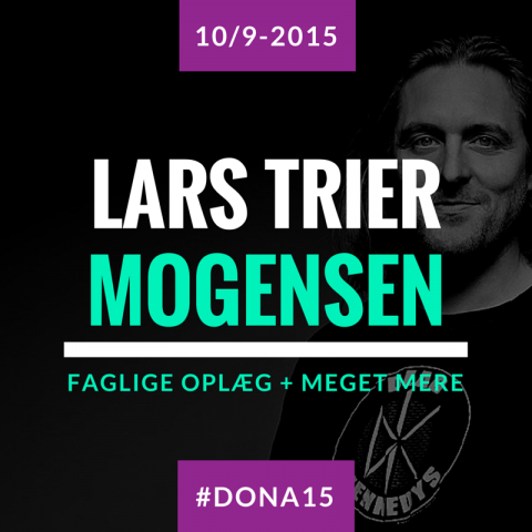 Lars Trier Mogensen kommer også for at fortælle om arbejdet med det kommende magasin, Føljeton.