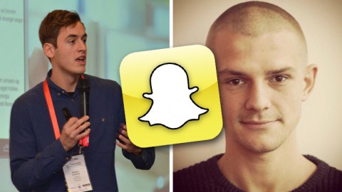 Anders Kongstad og Lasse From holder DONA-oplæg om Snapchat